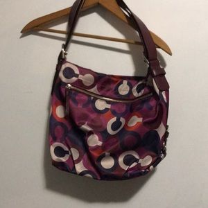 Adjustable Coach Hobo, to crossbody.